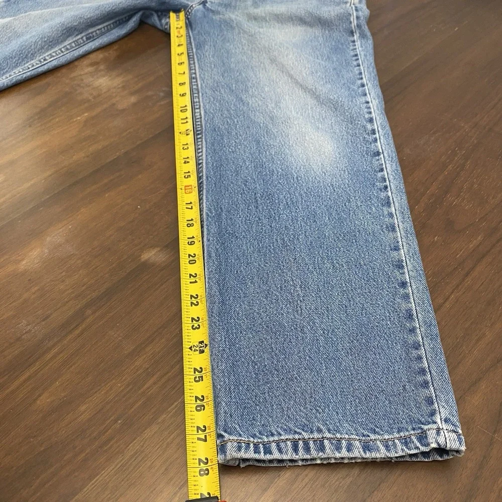 VTG 1999 Levi's 550 Jeans Men's 34x29 Blue Relaxed Fit Straight Leg Denim Y2K